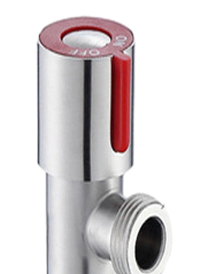 صمام زاوية بقطر داخلي 15 مم (DN15)، ثلاثي الاتجاهات (مدخل واحد ومخرجان)، مقاوم للانفجار، تصميم سميك، سخان مياه باردة من الفولاذ المقاوم للصدأ 304 للأنظمة المنزلية - Image 3